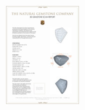 10.05 Ct. Quartz from Brazil 3 D Scan Report