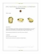 14.08 Ct. Quartz from Brazil Appraisal