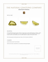 37.58 Ct. Quartz from Brazil Appraisal