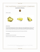 29.63 Ct. Quartz from Brazil Appraisal