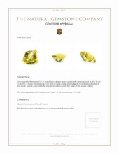 31.71 Ct. Quartz from Brazil Appraisal