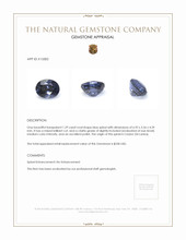 1.29 Ct. Spinel from Ceylon (Sri Lanka) Appraisal