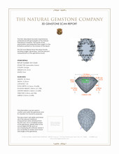 25.22 Ct. Spessartite Garnet from Ceylon (Sri Lanka) 3 D Scan Report