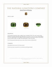4.05 Ct. Alexandrite from Ceylon (Sri Lanka) Appraisal