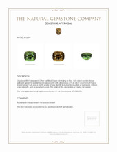 4.05 Ct. Alexandrite from Ceylon (Sri Lanka) Appraisal