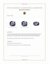 2.49 Ct. Color Change Spinel from Madagascar Appraisal