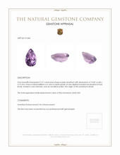 2.21 Ct. Amethyst from Brazil Appraisal