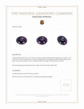 14.70 Ct. Purple Amethyst from Africa Appraisal