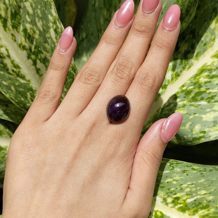 14.70 Ct. Cabochon Amethyst from Africa