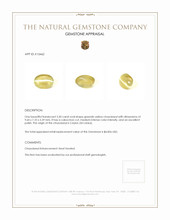 3.50 Ct. Cabochon Chrysoberyl from Ceylon (Sri Lanka) Appraisal