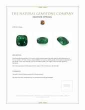 5.22 Ct. Tsavorite Garnet from Tanzania Appraisal