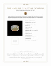 4.45 Ct. White Opal from Ethiopia Scan Report