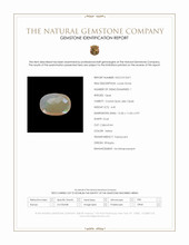 4.45 Ct. Yellow Cabochon Crystal Opal (Jelly Opal) from Ethiopia Scan Report