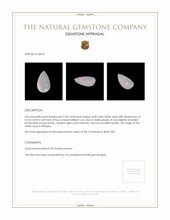 2.20 Ct. White Opal from Ethiopia Appraisal