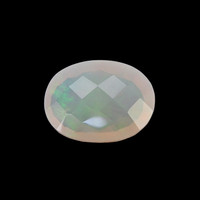 2.86 Ct. Cabochon White Opal from Ethiopia Video