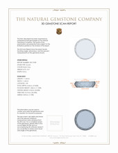 3.67 Ct. Quartz from Brazil 3 D Scan Report