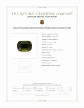 12.88 Ct. Tourmaline from Tanzania Scan Report