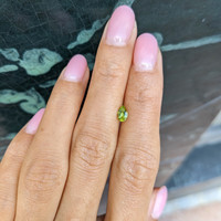 0.39 Ct. Peridot from Ceylon (Sri Lanka) Life Style