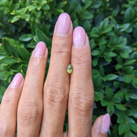0.39 Ct. Peridot from Ceylon (Sri Lanka) Life Style