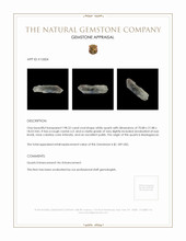 198.22 Ct. Quartz Crystal from Madagascar Appraisal