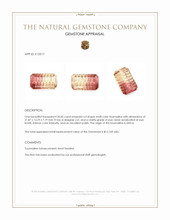 20.03 Ct. Multi Color Tourmaline from Africa Appraisal