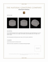 25.65 Ct. Quartz from Brazil Appraisal