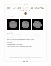 25.65 Ct. Quartz from Brazil Appraisal