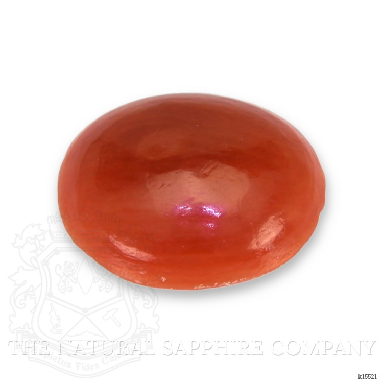1.00 Ct. Orangish Red Cabochon Coral from Italy