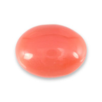1.43 Ct. Orange Cabochon Coral from Italy Video