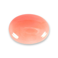 1.04 Ct. Orange Cabochon Coral from Italy Video
