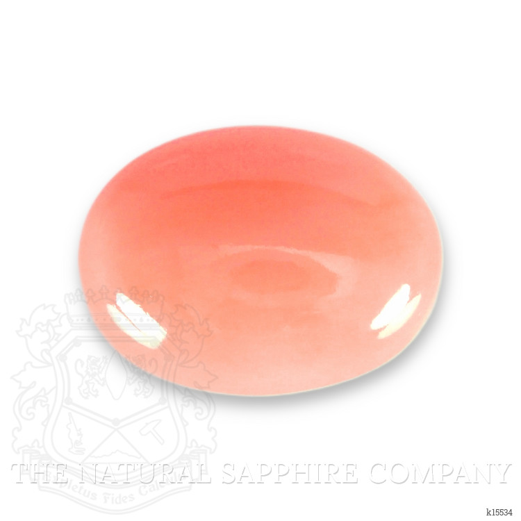 1.04 Ct. Orange Cabochon Coral from Italy
