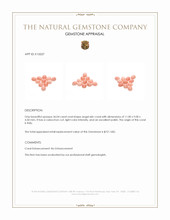 36.04 Ct. Cabochon Coral from Italy Appraisal