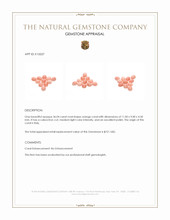 36.04 Ct. Cabochon Coral from Italy Appraisal