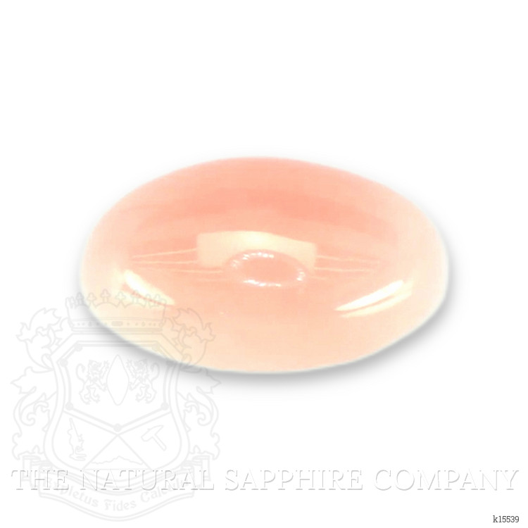 0.22 Ct. Orange Cabochon Coral from Italy