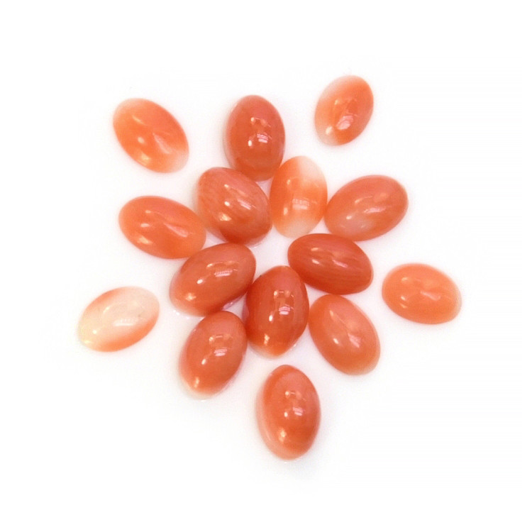 6.56 Ct. Cabochon Coral from Italy