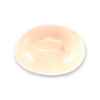1.53 Ct. Salmon and White Cabochon Coral from Italy Video