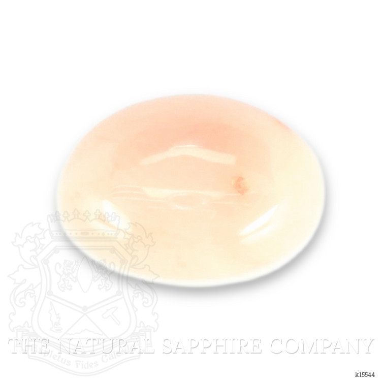 1.53 Ct. Salmon and White Cabochon Coral from Italy