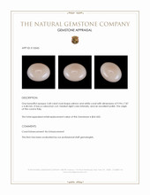 2.68 Ct. Cabochon Coral from Italy Appraisal