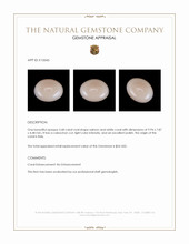 2.68 Ct. Cabochon Coral from Italy Appraisal