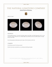 1.35 Ct. Cabochon Coral from Italy Appraisal