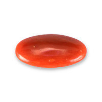 4.02 Ct. Cabochon Coral from Italy Video