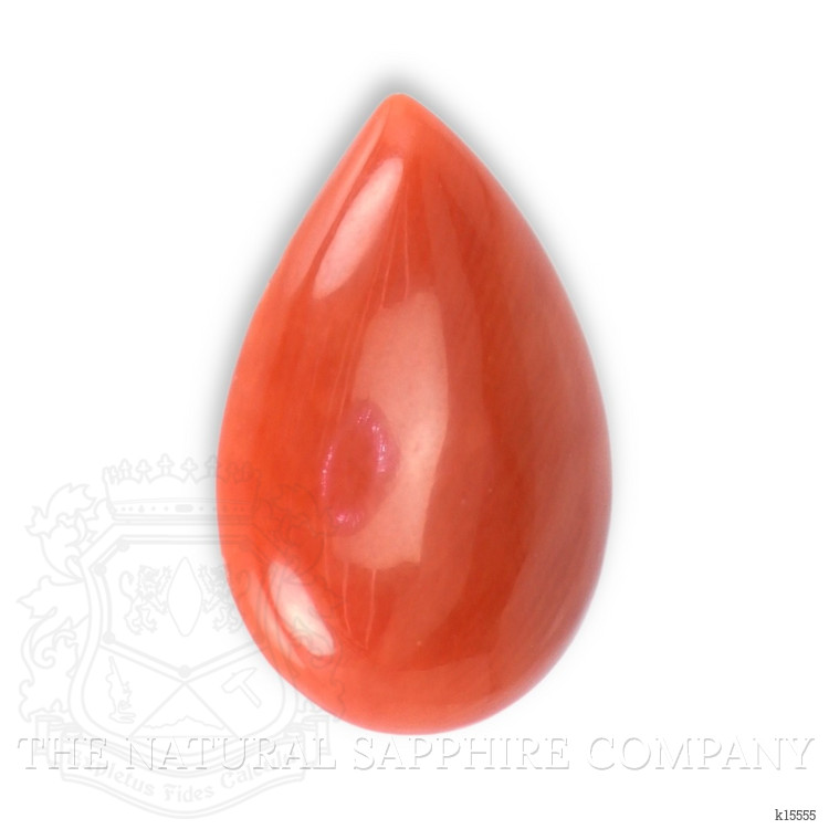 3.29 Ct. Cabochon Coral from Italy