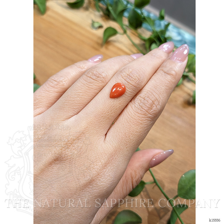 1.21 Ct. Cabochon Coral from Italy