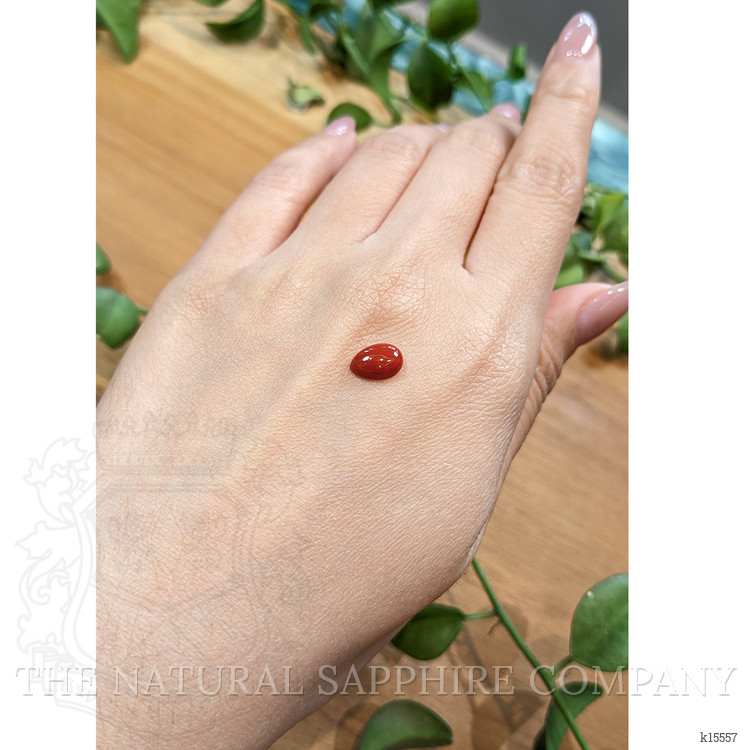 1.39 Ct. Cabochon Coral from Italy
