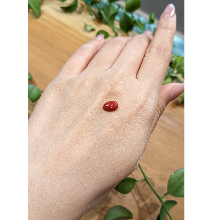 1.39 Ct. Cabochon Coral from Italy