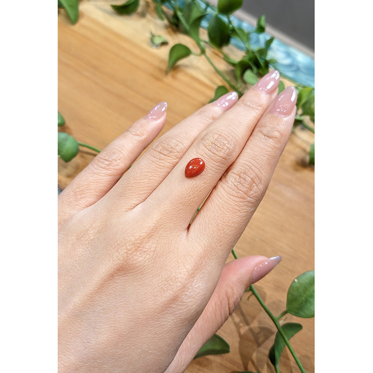 1.39 Ct. Cabochon Coral from Italy