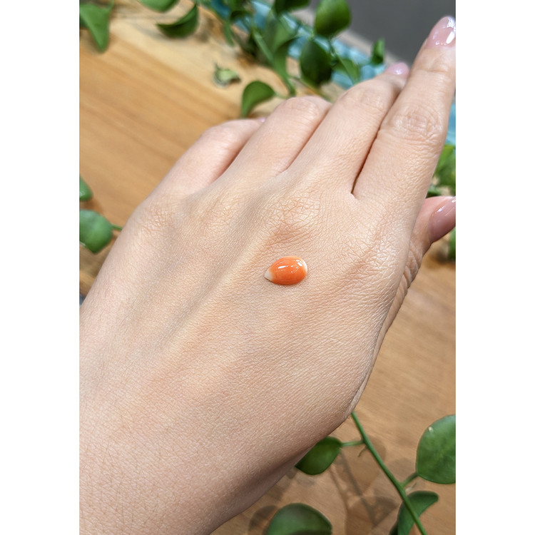 1.41 Ct. Cabochon Coral from Italy