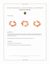 6.80 Ct. Cabochon Coral from Italy Appraisal