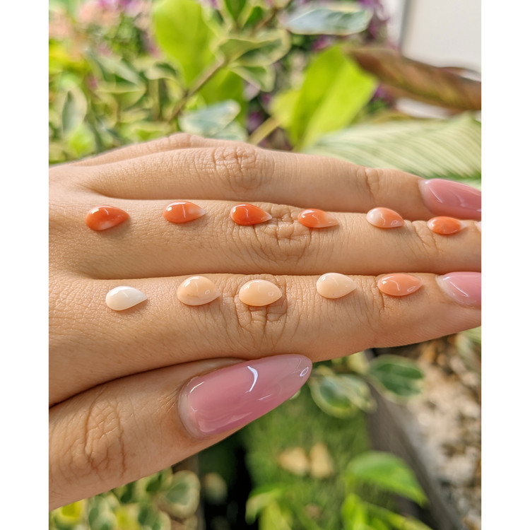 6.80 Ct. Cabochon Coral from Italy