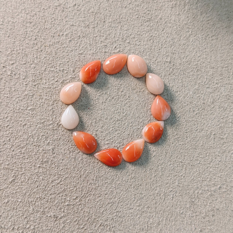 6.80 Ct. Cabochon Coral from Italy